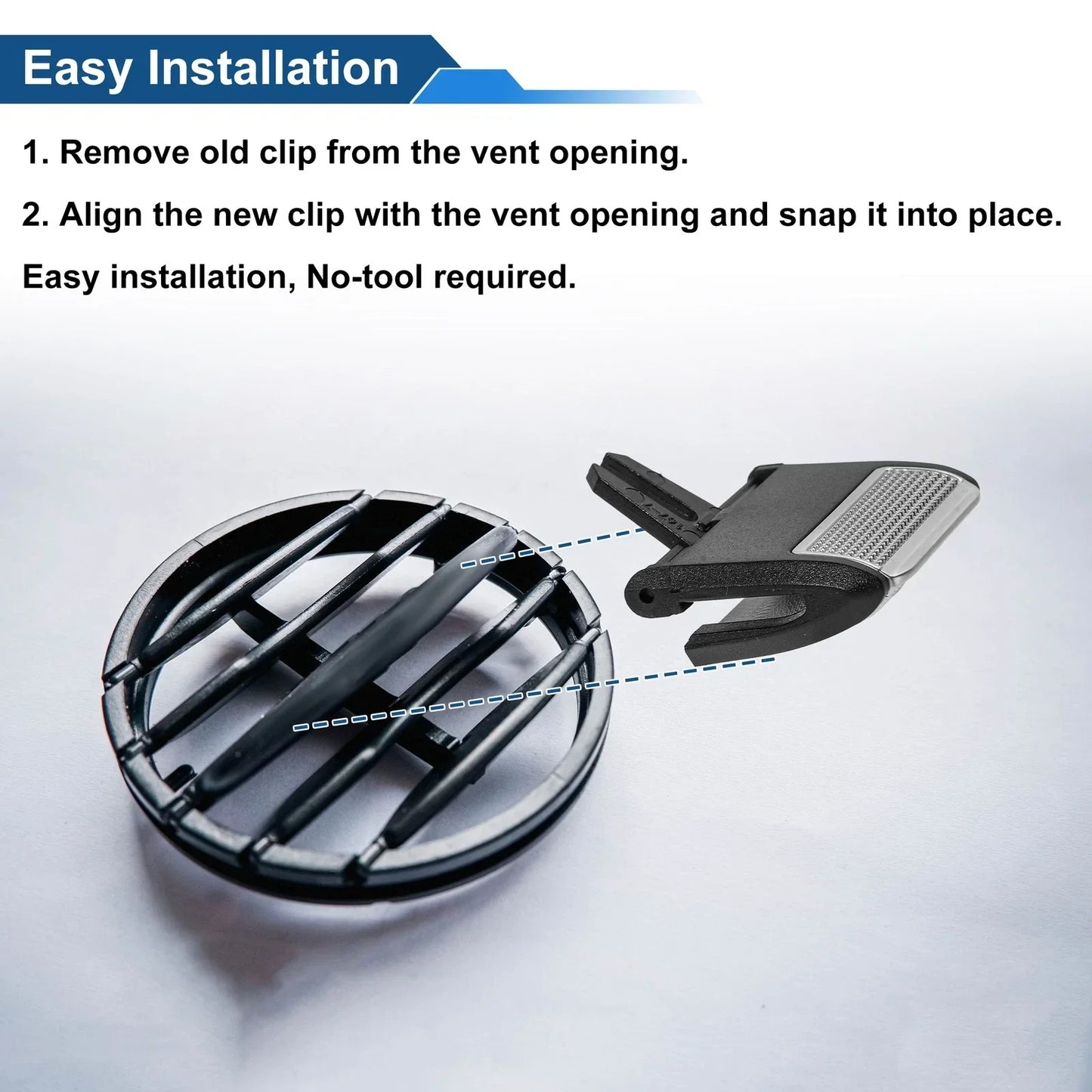 Vent Outlet Tab Clip for Mercedes-Benz GLE GLS Class Rear Center Console (2016-2023)
