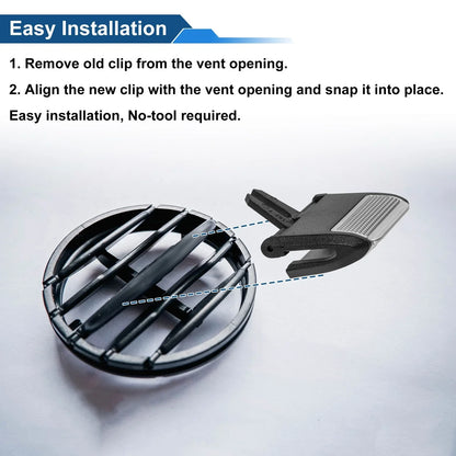 Vent Outlet Tab Clip for Mercedes-Benz GLE GLS Class Rear Center Console (2016-2023)