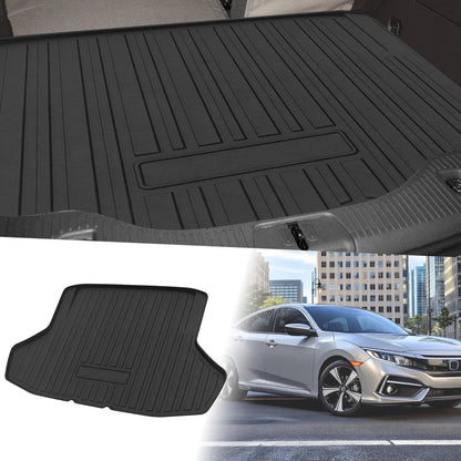 Flat Face Cargo Liner Rear Trunk Mat for Honda Civic (2022-2024) 1 x TPE