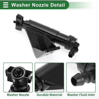Front Side Headlight Washer Nozzle for Hyundai Santa Fe (2013-2018)