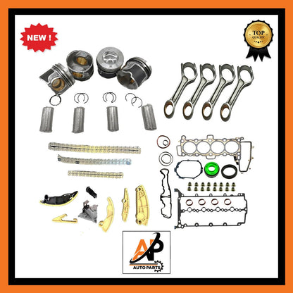 Engine Piston Kit Replacement for Jaguar E-PACE XE XF II 2.0D (2017–2020)