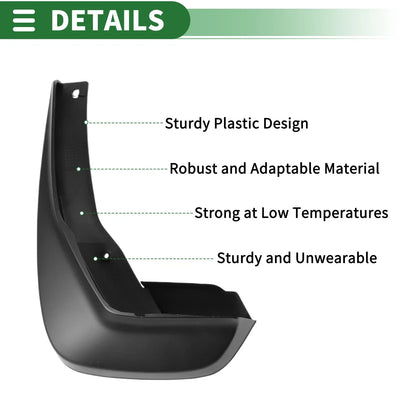 Mud Flaps Splash Guards for Honda Crosstour 2009-2013 (Front & Rear)