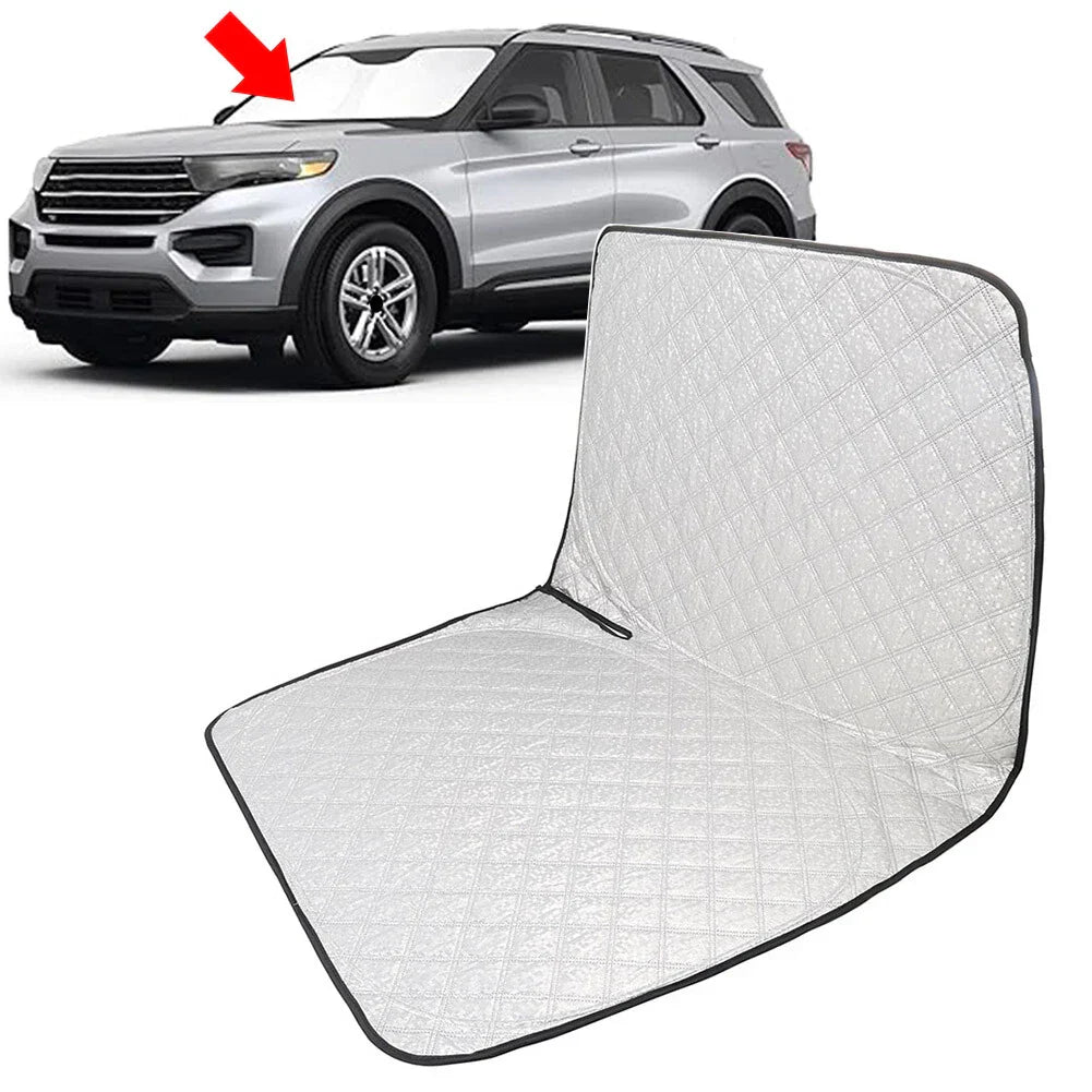 Foldable Windshield Sun Shade Visor Protector for Ford Explorer (2020-2024)