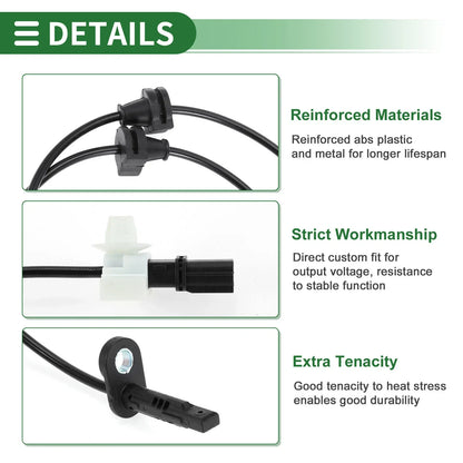 ABS Wheel Speed Sensor for Acura MDX 2014-2016 Rear Left