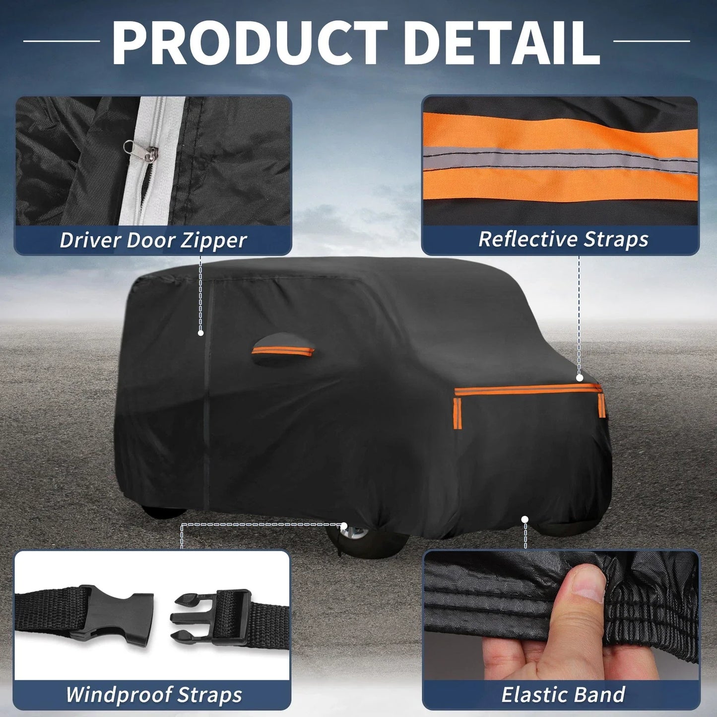 Waterproof Aluminum Film Cotton Car Cover for Honda N-WGN (2013-2023)