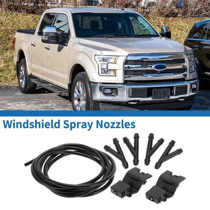 Front Windshield Washer Nozzles 2 x for Toyota 4Runner (2009-2018)
