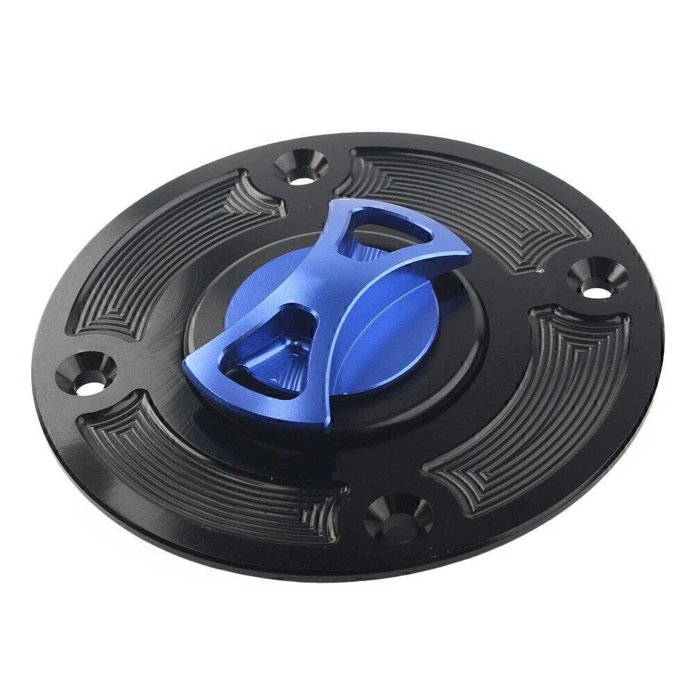 Blue Fuel Gas Tank Cap Cover for Suzuki TL1000S GS500 GSXR600 GSXR750 GSXR1000