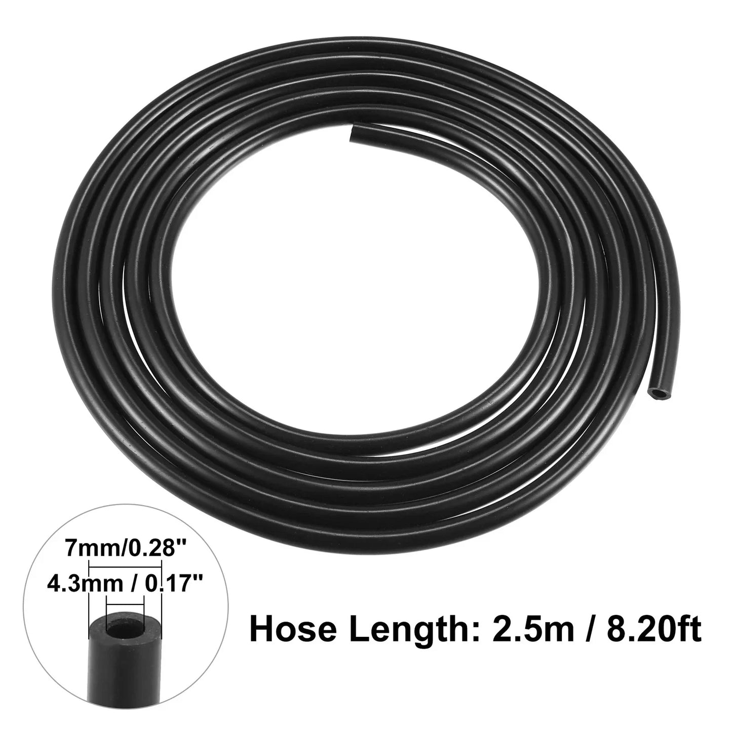 2 x Windshield Washer Nozzles & 2.5m Hose Kit for Honda Accord (2003-2007)