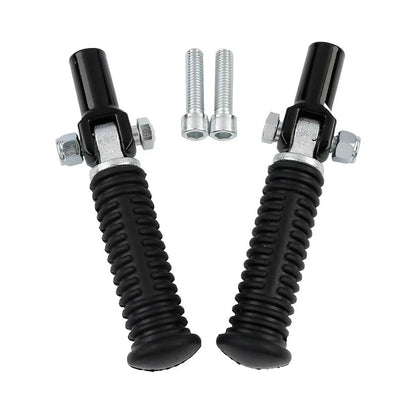 Black Passenger Footpeg Clevis Support Mount for Harley Softail (2000-2006)