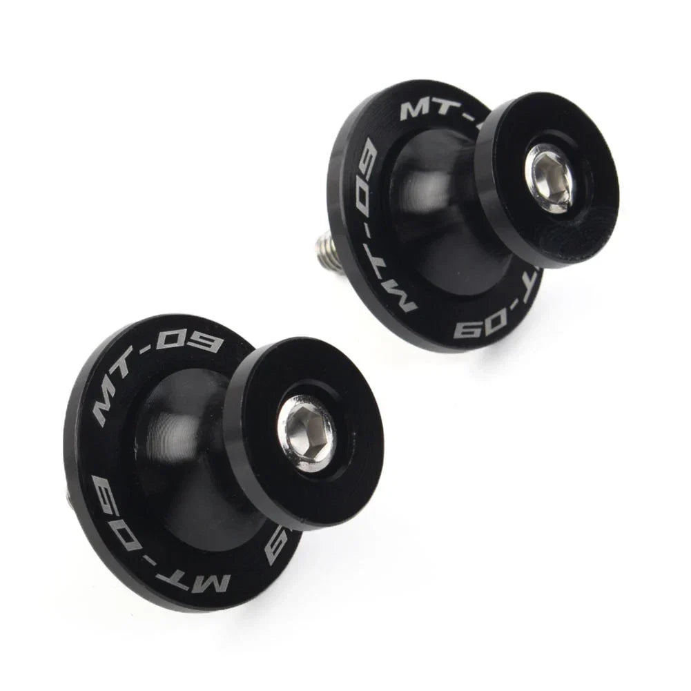 6MM Swingarm Spools Sliders for YAMAHA MT-09 FZ09 (2013-2022) Black
