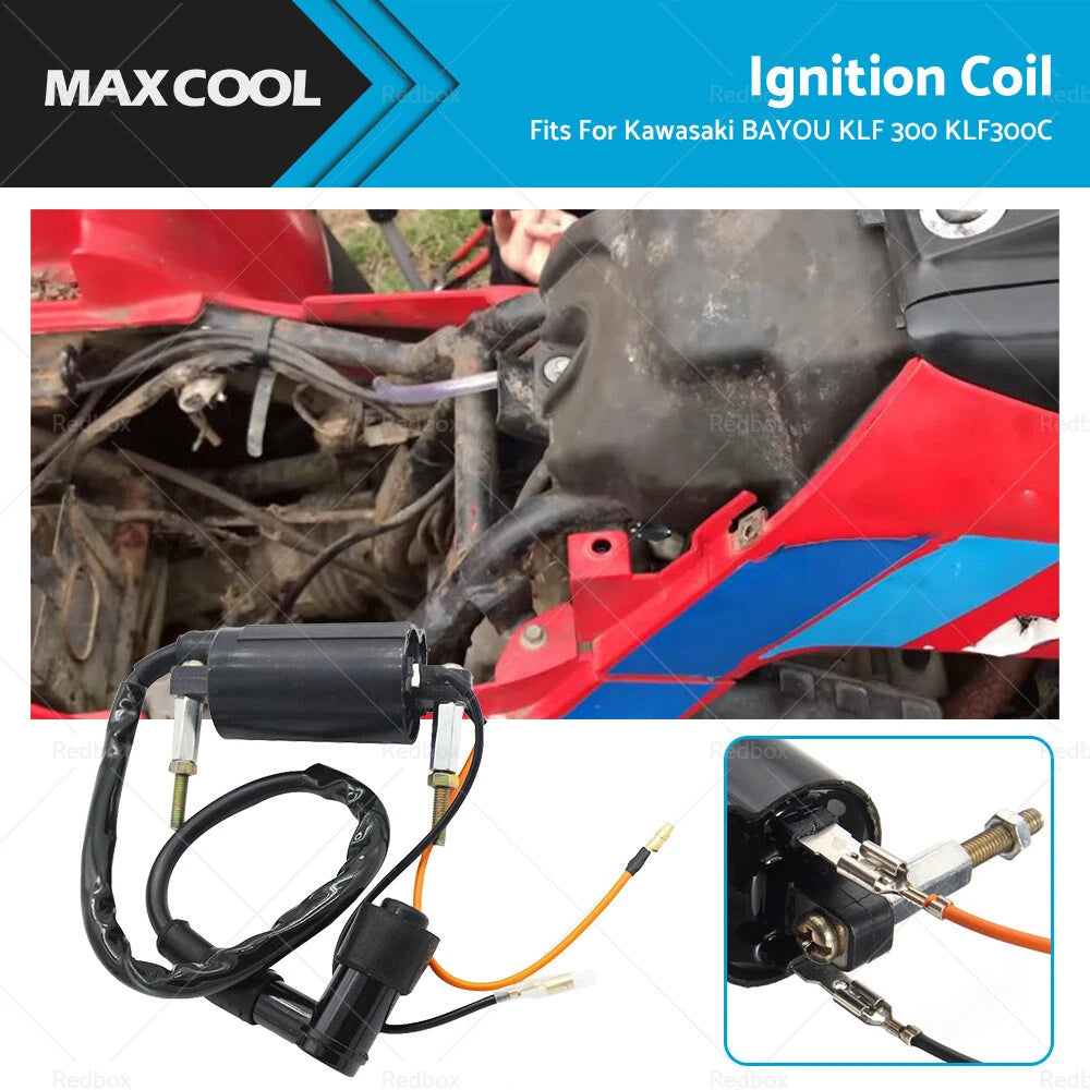Ignition Coil for Kawasaki Bayou 300 KLF 300 (1986-2004)
