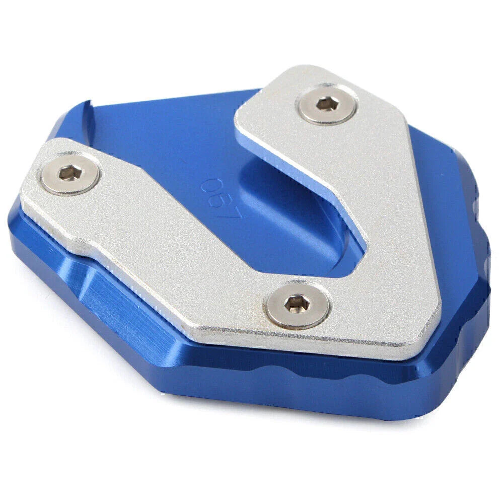 CNC Blue Side Kickstand Extension Plate for Yamaha MT-09 Tracer, XSR 900