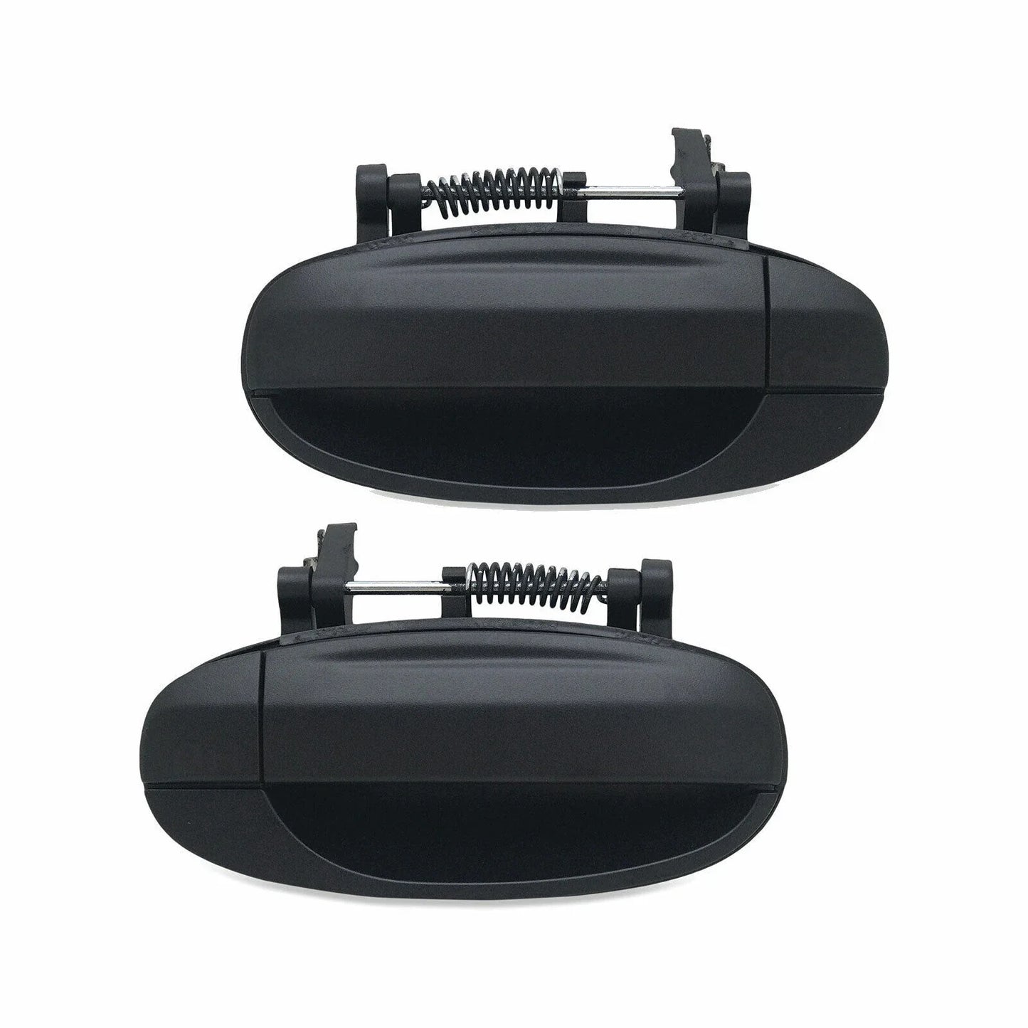Rear Outer  LH+RH Door Handles Black for Holden Barina Hatch (2005-2011)