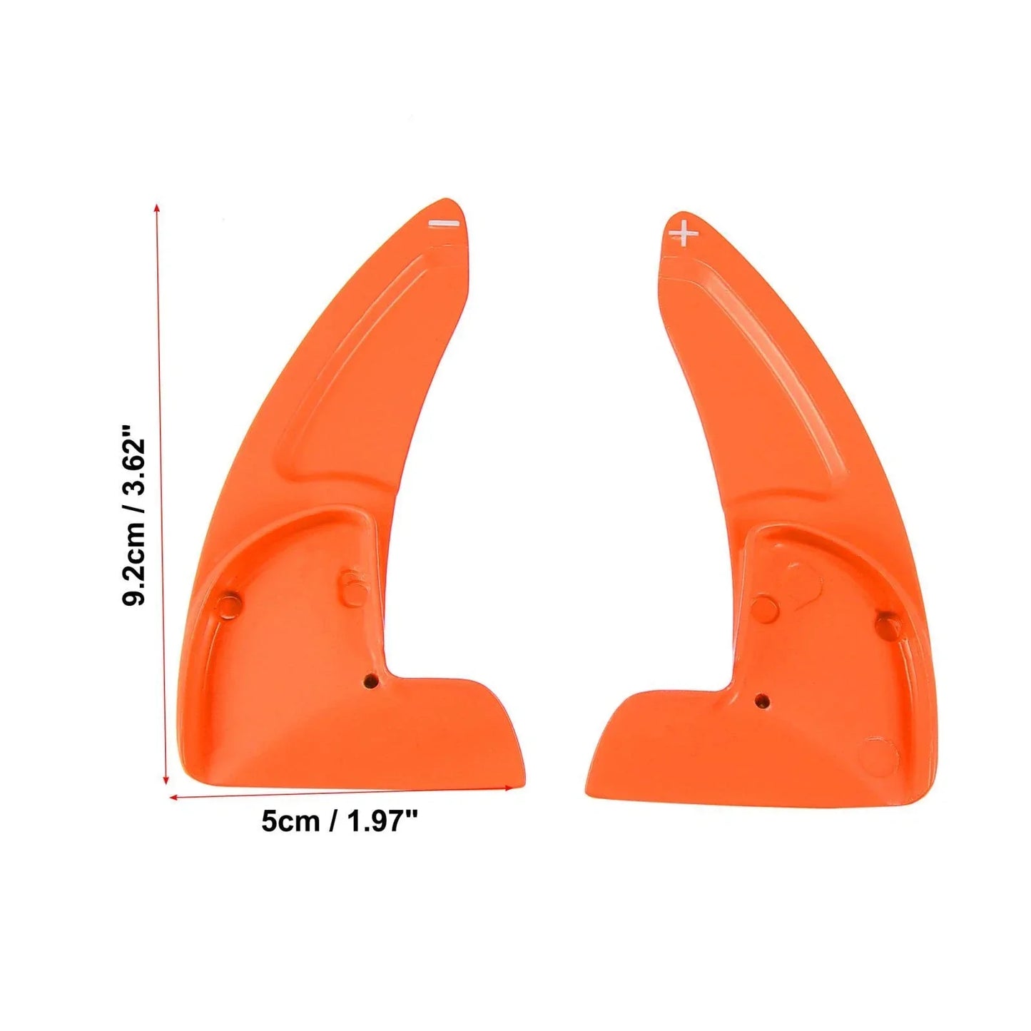Orange Steering Wheel Paddle Shifter Cover for Dodge Charger Challenger (2015-2023)