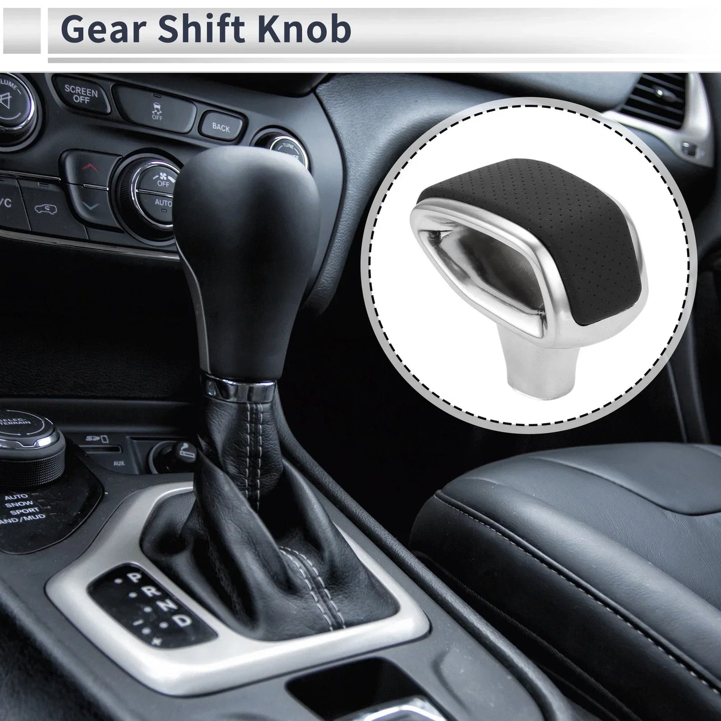 Automatic Gear Shift Knob for Mercedes-Benz G63 2013-2018 Plastic Leather