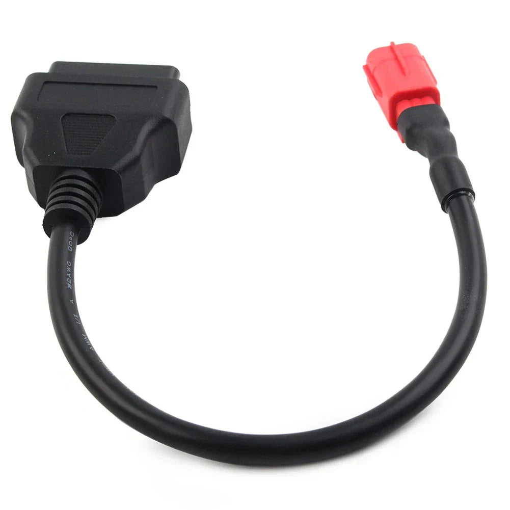 6 Pin to 16 Pin OBD2 Diagnostic Cable Adapter for Honda Motorcycle