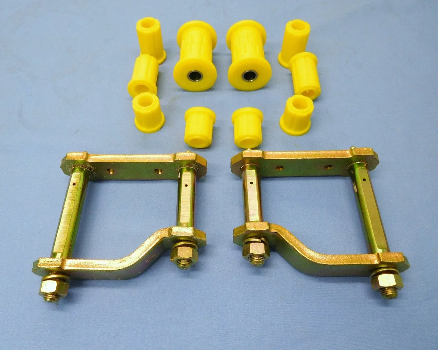 Greaseable Spring Shackles & Poly Bush Kit for Toyota Hilux GUN126R (2015-)
