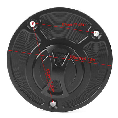 Fuel Gas Tank Cap Cover for Yamaha R6 R1 FZ1 FZ6 VMAX MT01 FZ16 YZF R15 R125