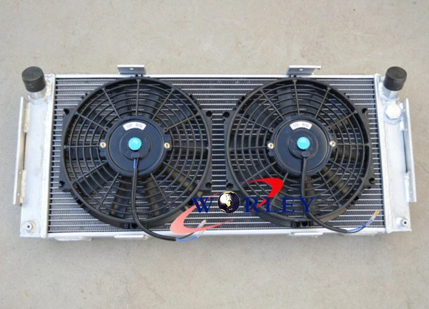 50mm Aluminum Radiator & Fans for Ford GT40 V8 (1964-1969)