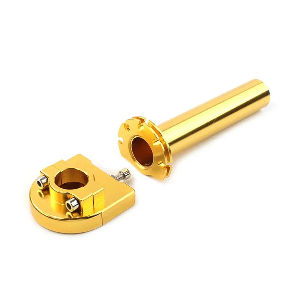 CNC Turn Twist Throttle Handle Bar Tube for Motorcycle 7/8" Universal
