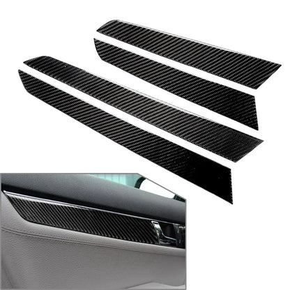 4 x Inner Door Panel Cover Trim for Mercedes-Benz W204 (2007-2014) Black