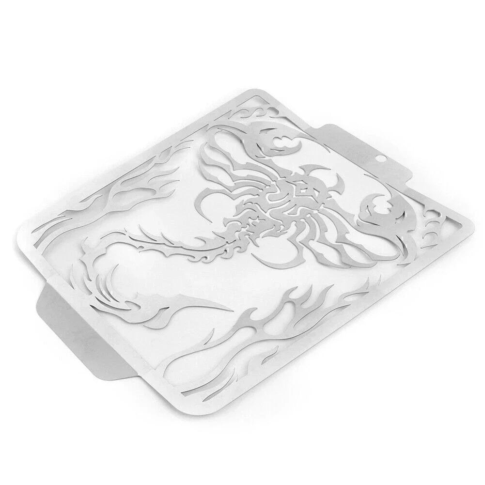 Skull Flames Radiator Grille Cover for Suzuki Boulevard M109R (2006-2025)