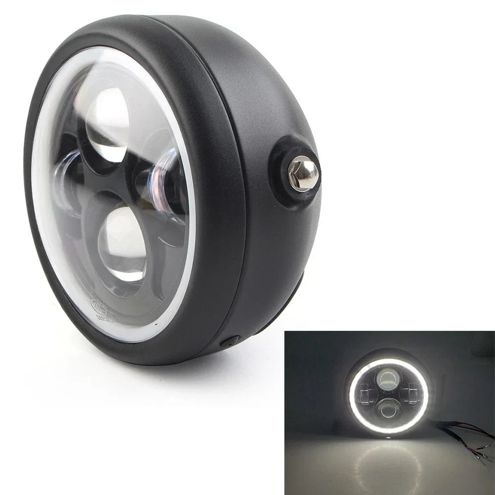 5.75" LED Round Headlight DRL for Harley Motorcycle