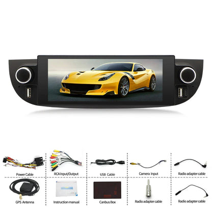 6.86'' Car Stereo GPS Navigation Head Unit for Fiat 500 (2007-2018)