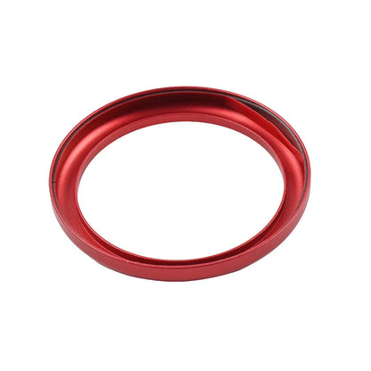 Red Stopwatch Compass Clock Cover Ring for Porsche 911 718 Boxster Cayenne Macan (2017-2023)