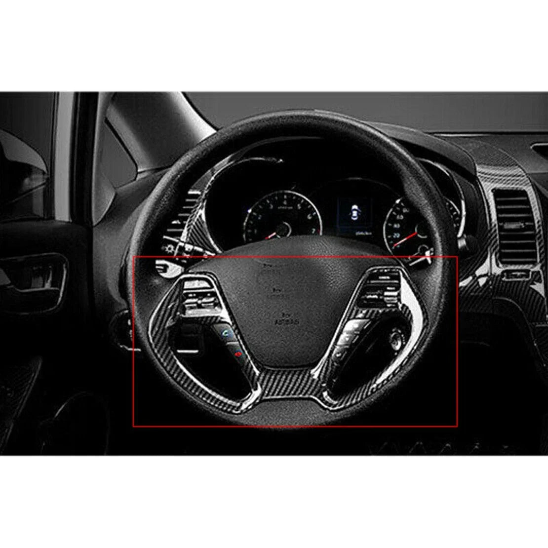 Steering Wheel Frame Decoration Cover for Kia Forte/K3 (2014-2018)