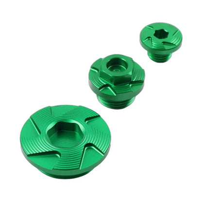 Timing Oil Filter Plugs Screws for Kawasaki KX250 KX450 KLX450R (2003-2023)