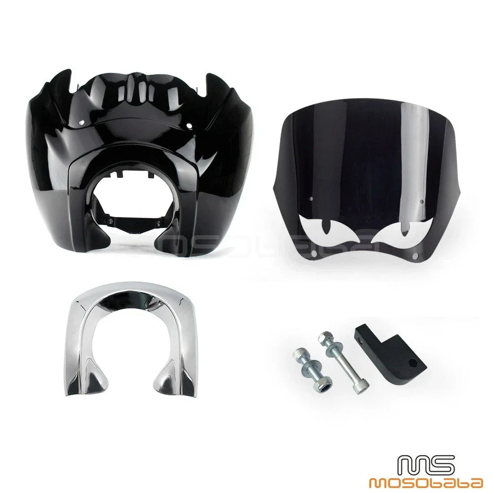 Front Headlight Fairing Set for Harley Dyna FXD FXDB FXDL FXDF FXDWG (2006-2017)