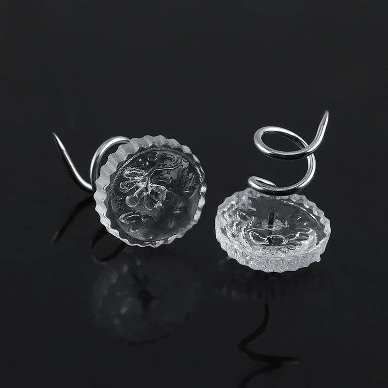 Round Headliner Repair Pins 15x10mm Stainless Steel, 60Pcs for Interior Truck