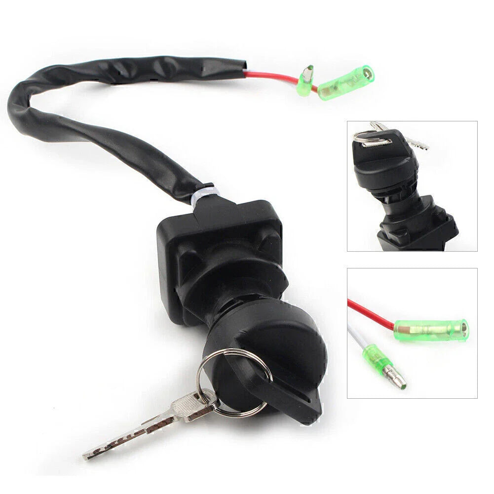 Motorcycle Ignition Key Switch for Kawasaki Bayou 220 KLF220 (1996-2002)