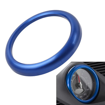 Blue Stopwatch Compass Cover Ring for Porsche 911 718 Boxster Cayenne Macan