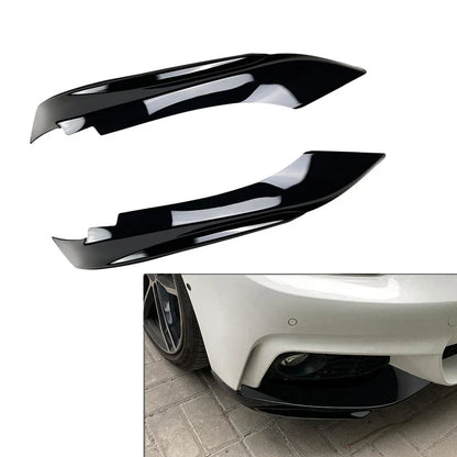 Front Bumper Splitter Canards Air Vent Cover for BMW 4-Series (2014-2020)