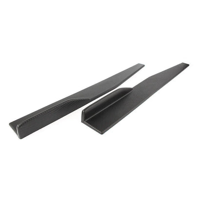 74.5cm Carbon Fiber Side Skirt Rocker Diffuser Spoiler for UK Cars