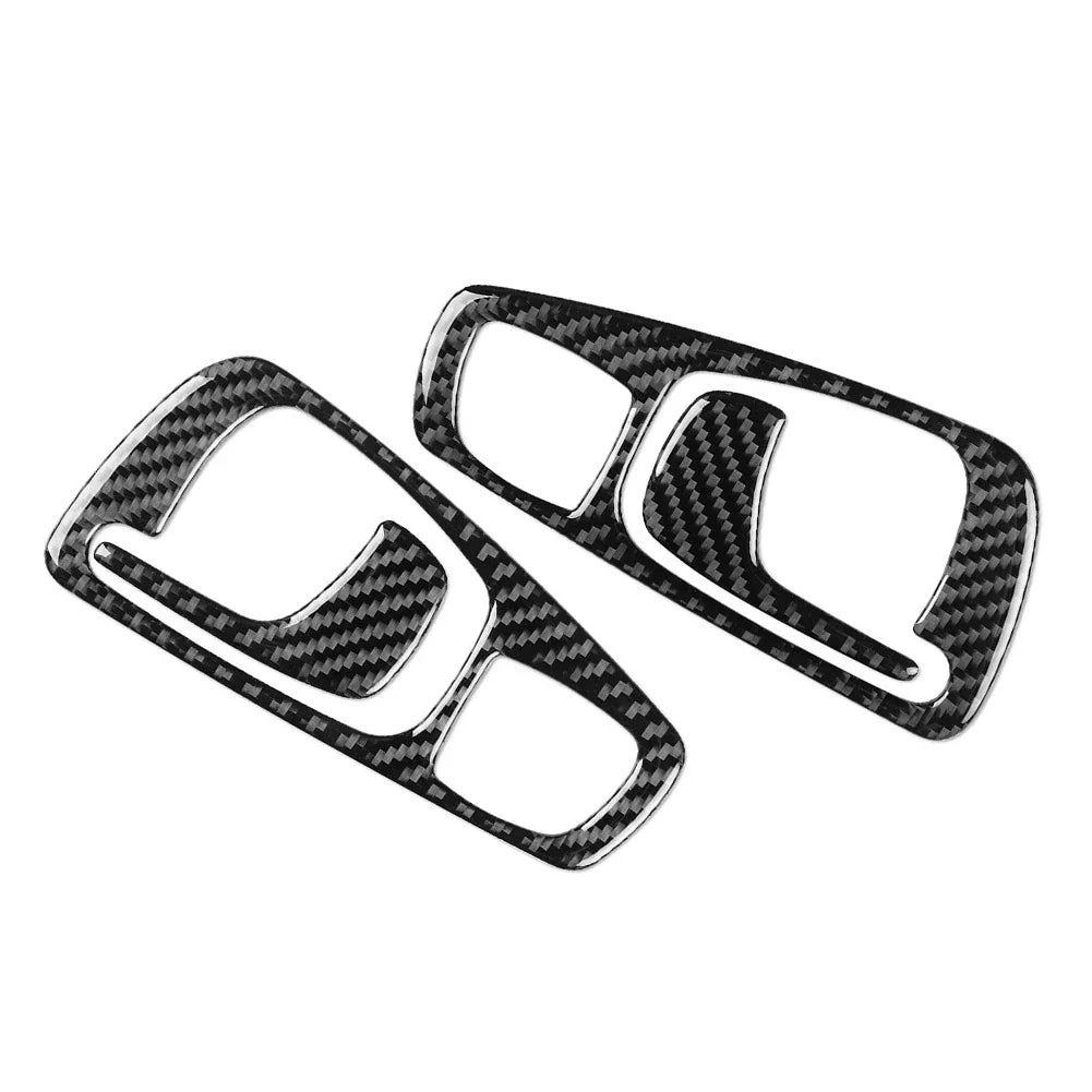 Carbon Fiber Black Interior Door Handle Cover Trim for Honda S2000 (2004-2009)