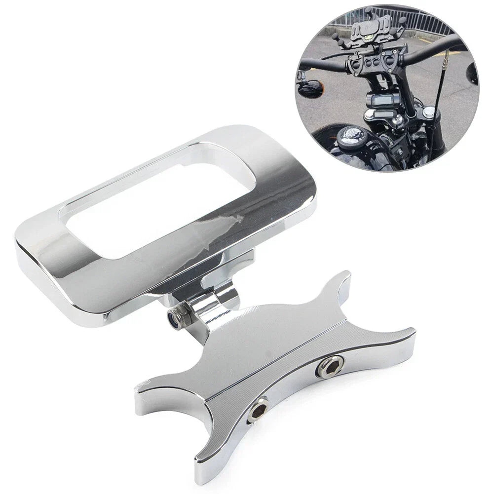 1-1/4" Handlebar Risers Gauge Mount for Harley Softail Street Bob (2018-2020)