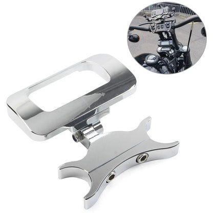 1-1/4" Handlebar Risers Gauge Mount for Harley Softail Street Bob (2018-2020)