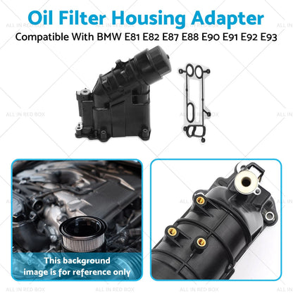 Oil Filter Housing Adapter for BMW E60 E81 E82 E83 E84 E87 E88 E90 E91 (2007-2013)