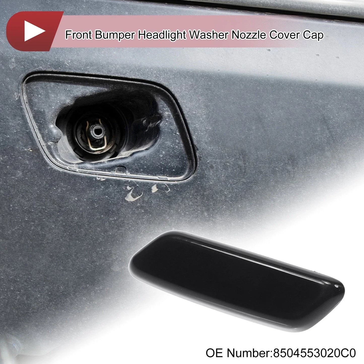 Front Left Washer Nozzle Cover for Lexus IS II (2008-2010) Black