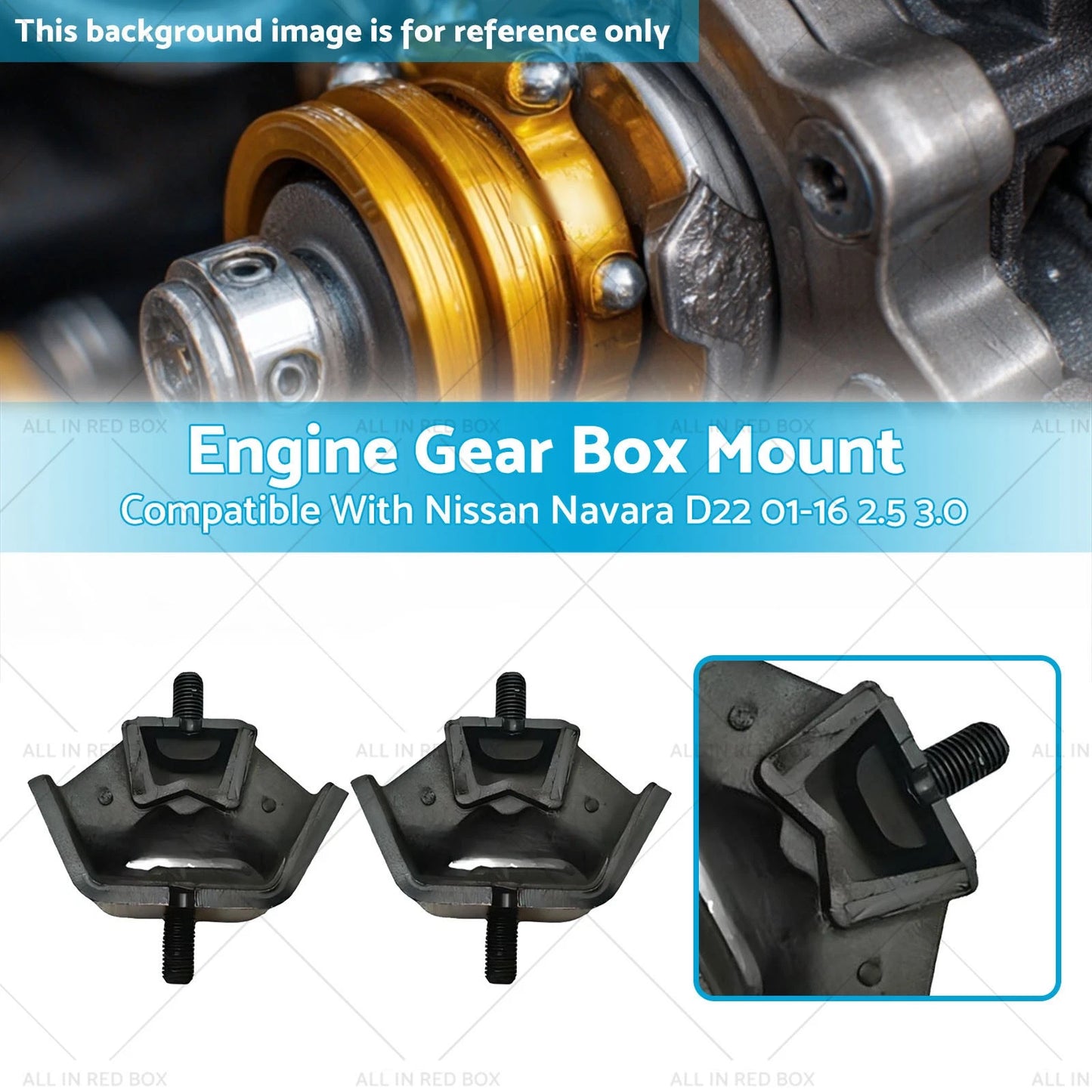 Rear Engine Gear Box Mounts for Nissan Navara D22 (2001-2016)