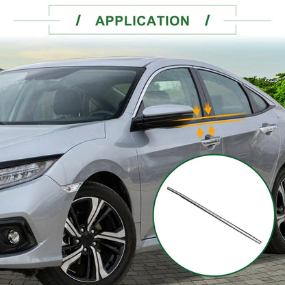 2 x Rear Weatherstrip Window Seals for Honda Civic (2017-2020)