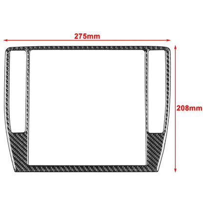 Carbon Fiber Black Radio CD Panel Frame Trim for Volkswagen Passat (2001-2005)