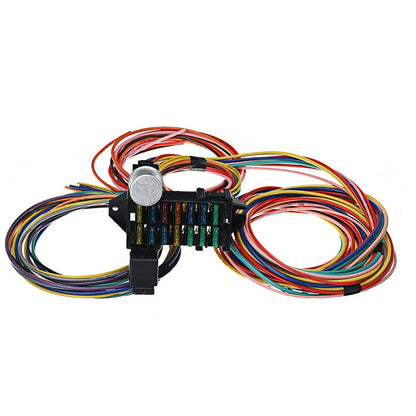 14 Circuit Wiring Harness for Universal Hot Rod XL Wires