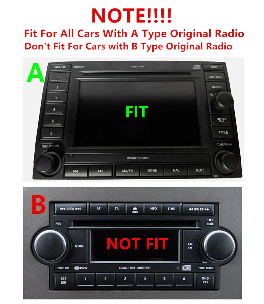 8'' Android Navigation for 2004-2007 Jeep Grand Cherokee (2004-2007)