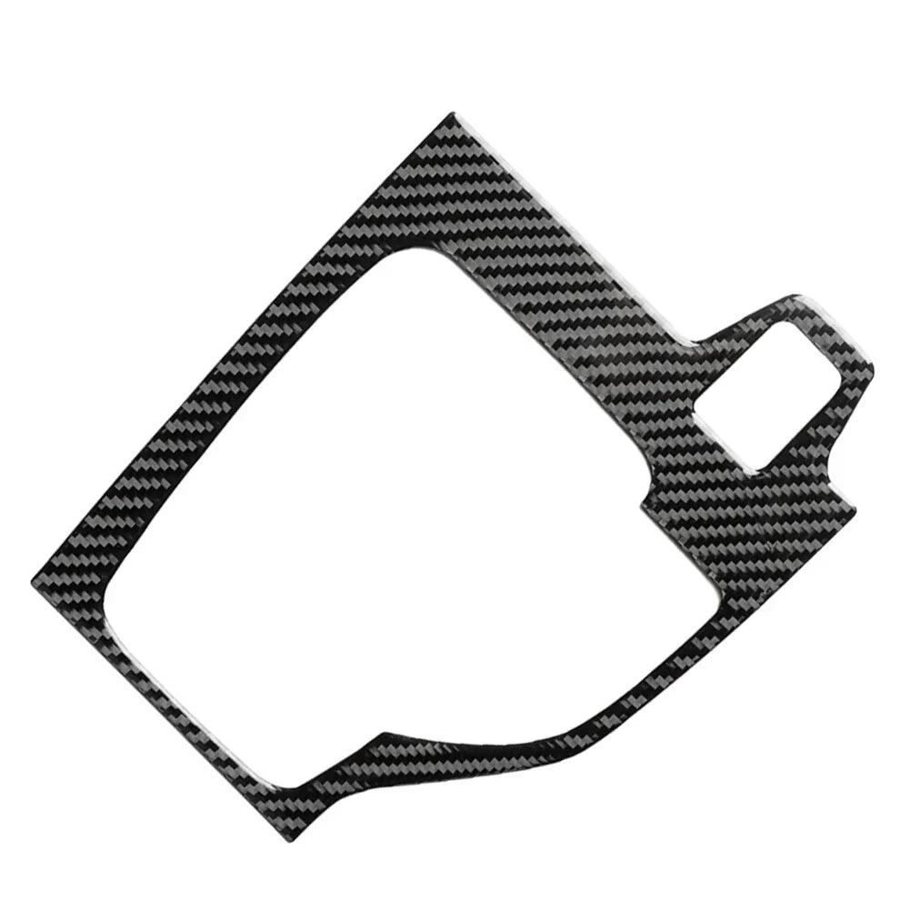 Carbon Fiber Black Gear Shift Panel Cover for Mazda 3 Axela (2017-2018)