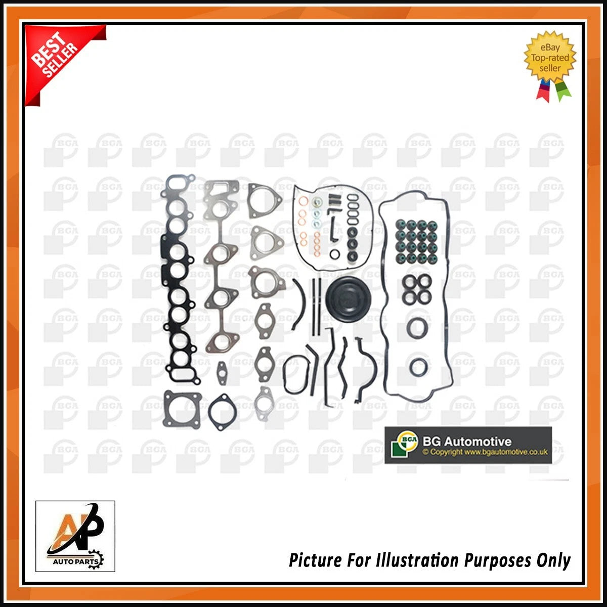 Cylinder Head Gasket Kit for Hyundai Kia Diesel D4EA D4EB (2000–2008)