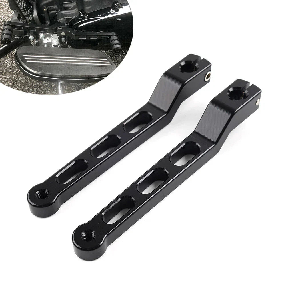 Billet Heel Toe Shifter Lever Black for Harley Tour Electra Street Glide (2008-2023)